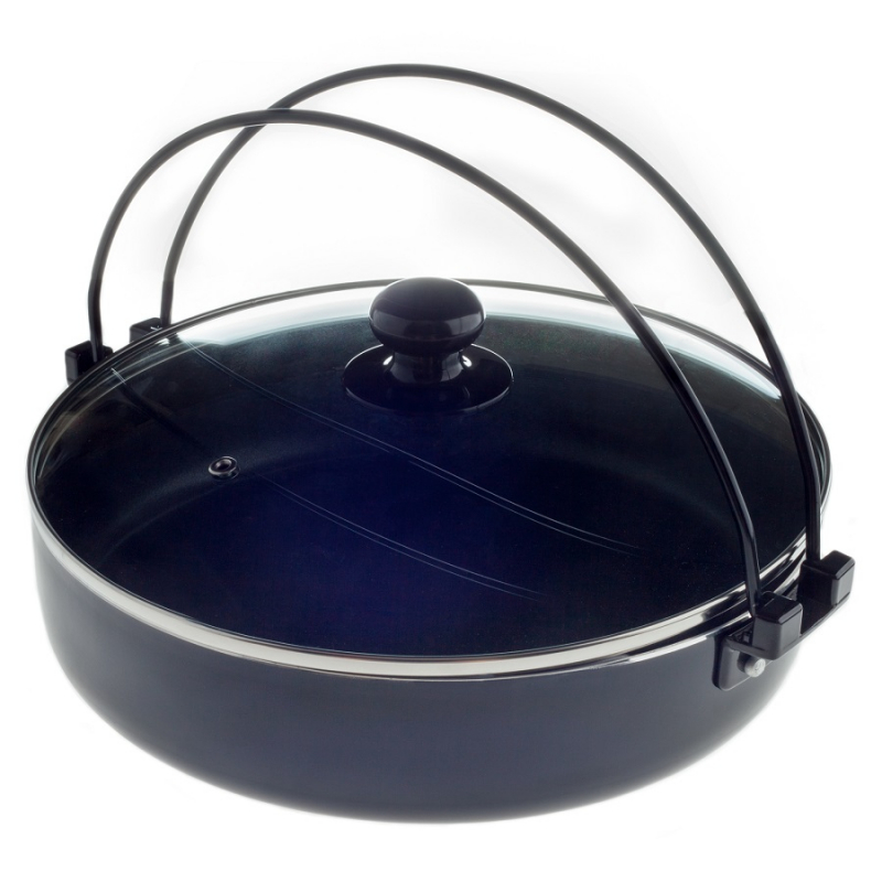 Sukiyaki Pot 28 cm with Glass Lid