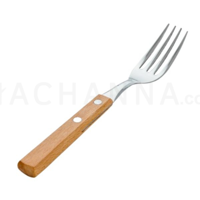 Wooden Handle Steak Fork