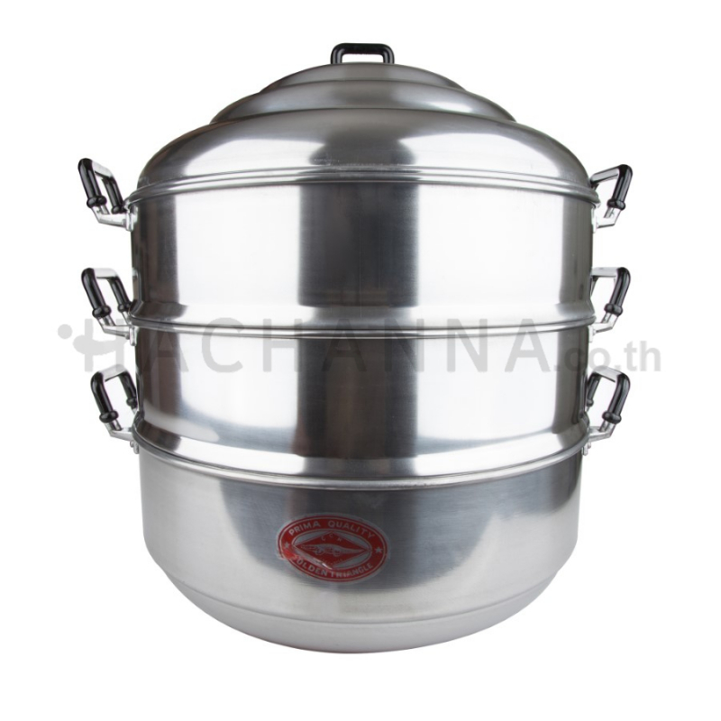 3 Tire Aluminum Steamer 50 cm