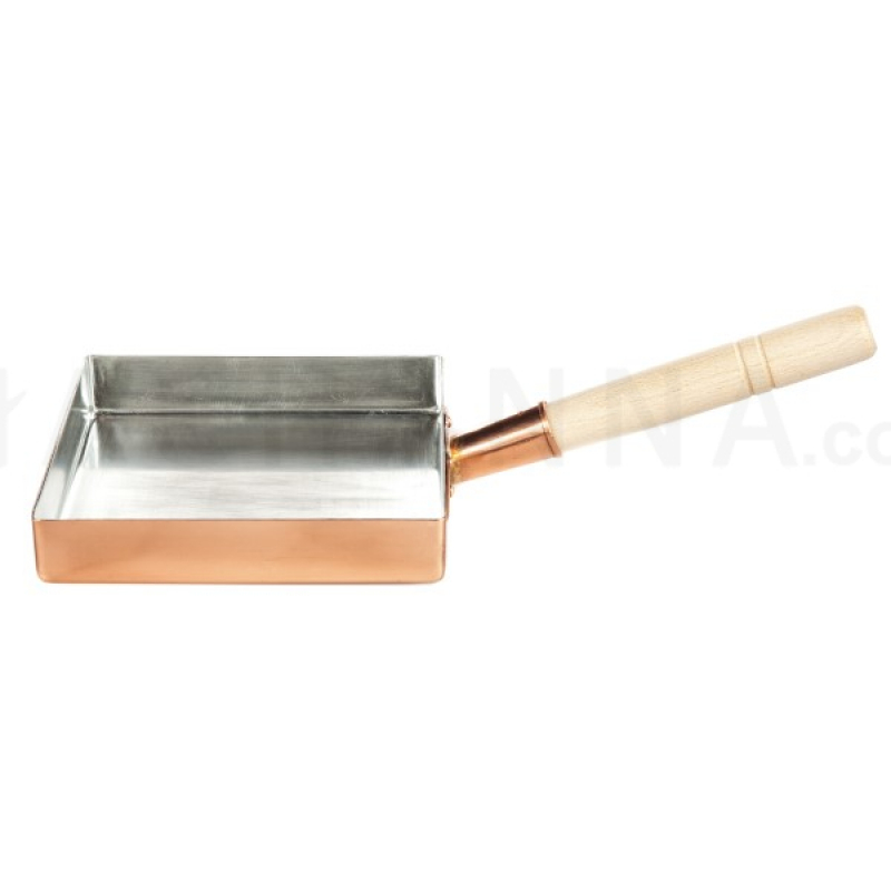 Copper Tamagoyaki Square Pan 18x18 cm