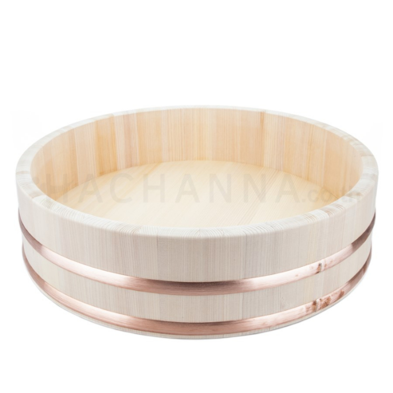 Wooden Rice Mixing Tub (Hangiri) 45 cm 