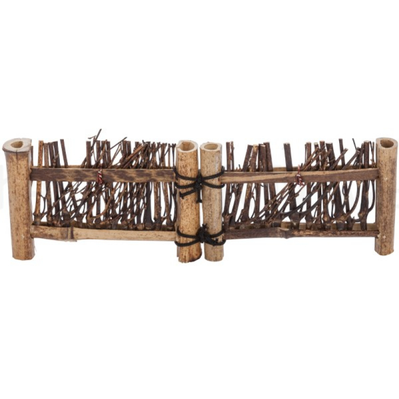 Bamboo Fence Decoration 12+12x7 cm