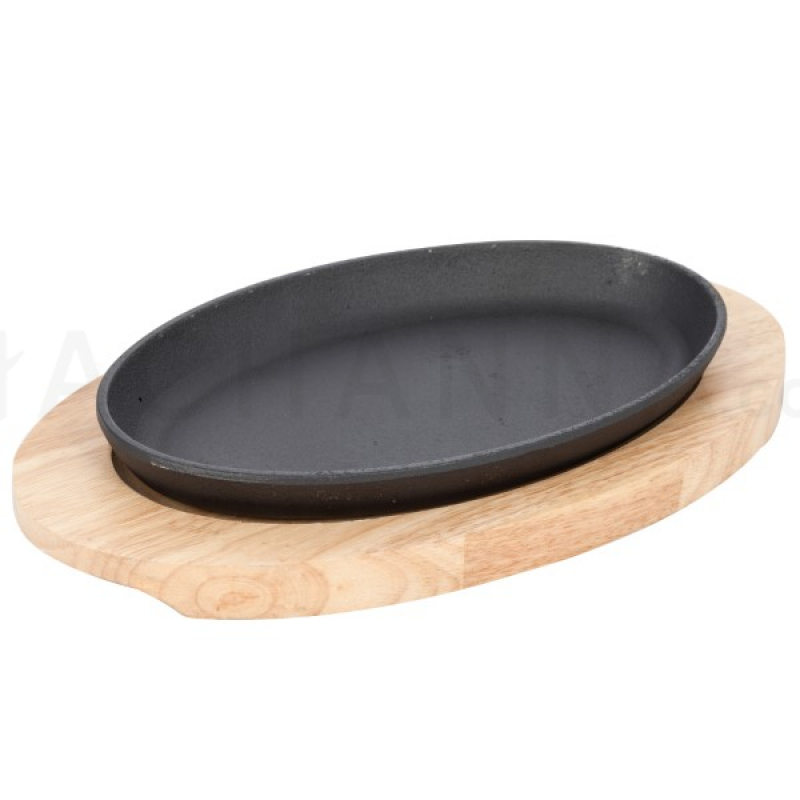 Cast Iron Oval Pan 26 cm