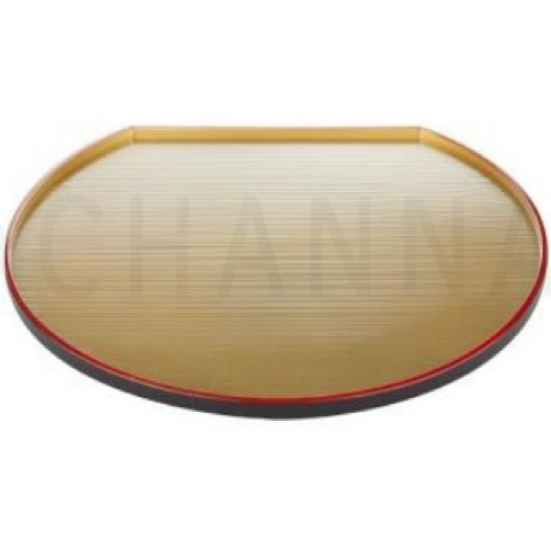 Gold Half-Moon Tray 35.9x31.7 cm