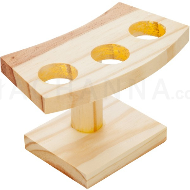 Wooden Hand Roll Stand 3 Holes