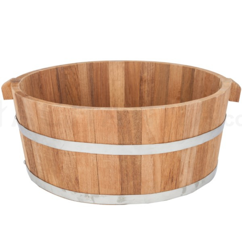 Teak wood tub 36 cm