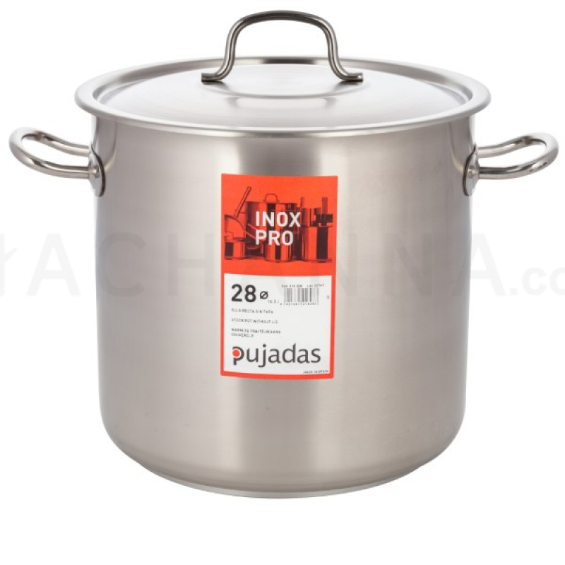 Pujadas Stainless Steel Stock Pot 28 cm