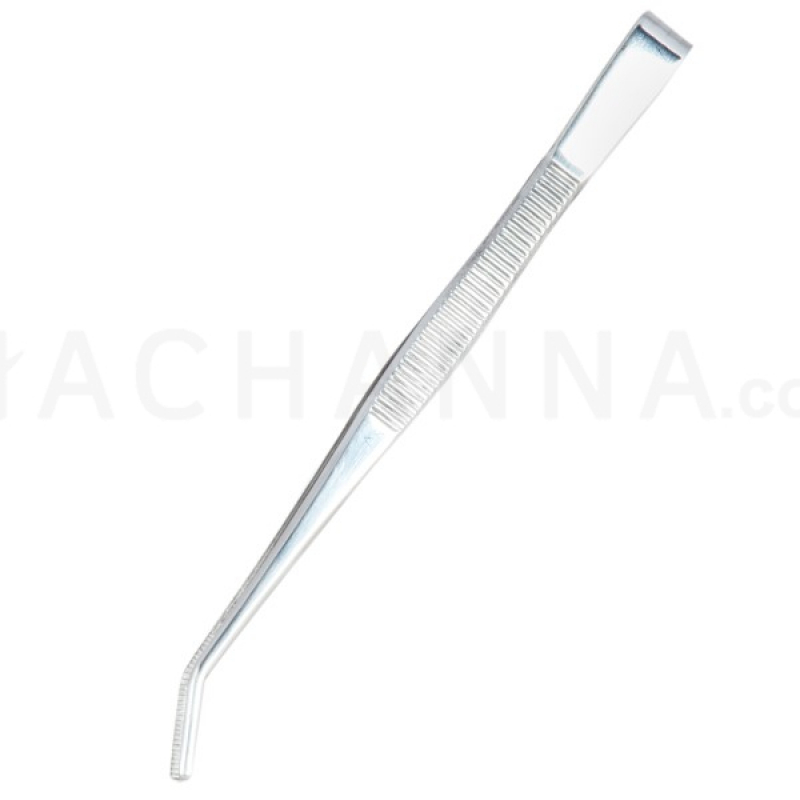 Plating Curved Tweezer 150 mm