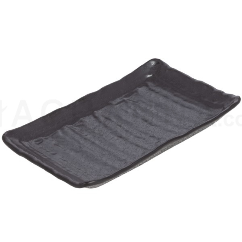 Agemono Rectangle Plate 8.5" (Zen Black)