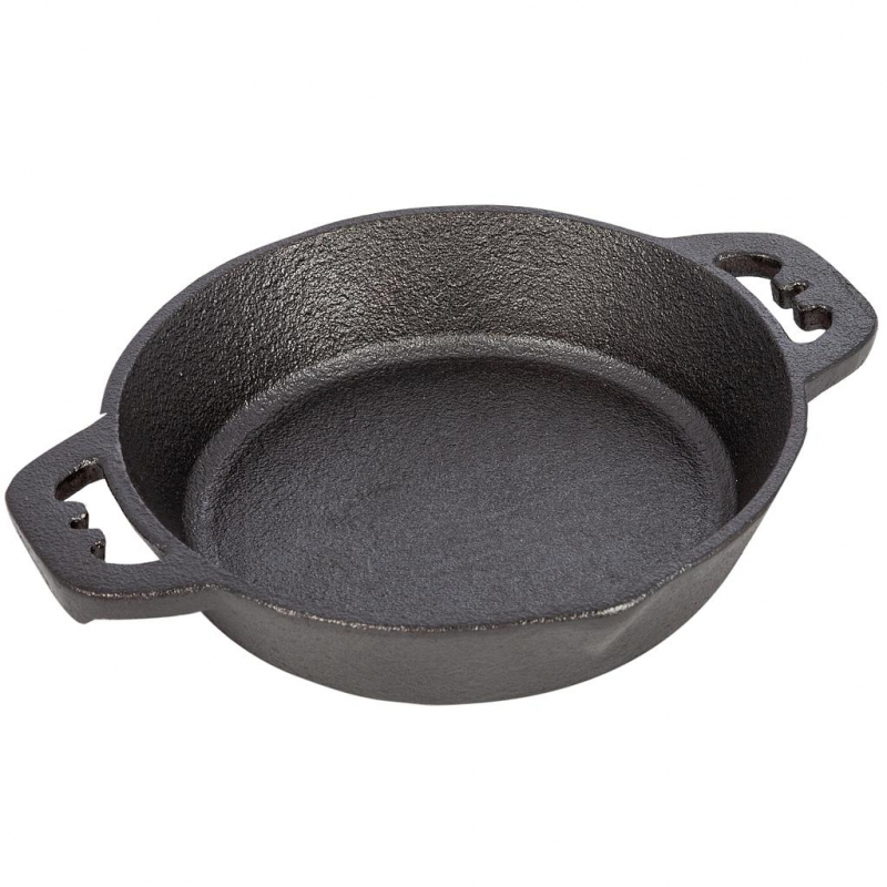 Seasoned Cast Iron Paella Pan 6"