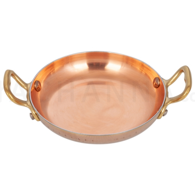 Copper Pan With Double Handle 12 cm