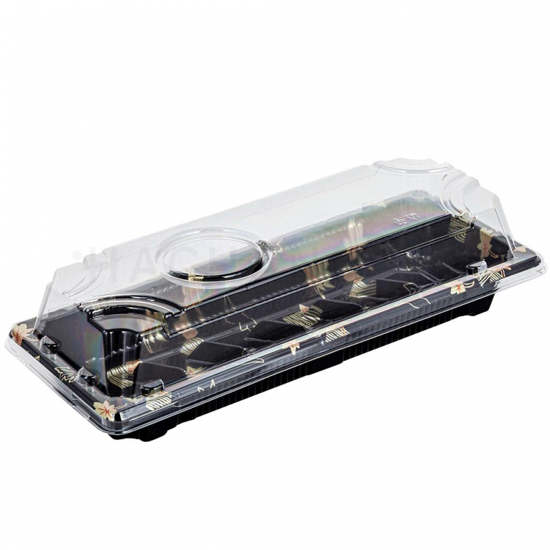 Disposable Hana Sushi Box 225x96 mm (50 Sets)