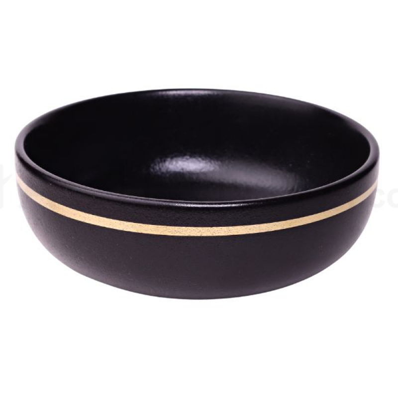 Sashimi Bowl 5.5" (Gold Rim)