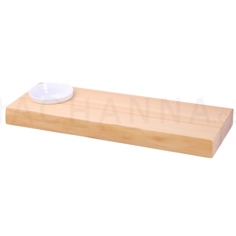 Hinoki platter 36x12x3.2 cm