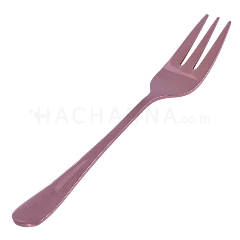 Pink Gold Old English Dessert Fork 136 mm