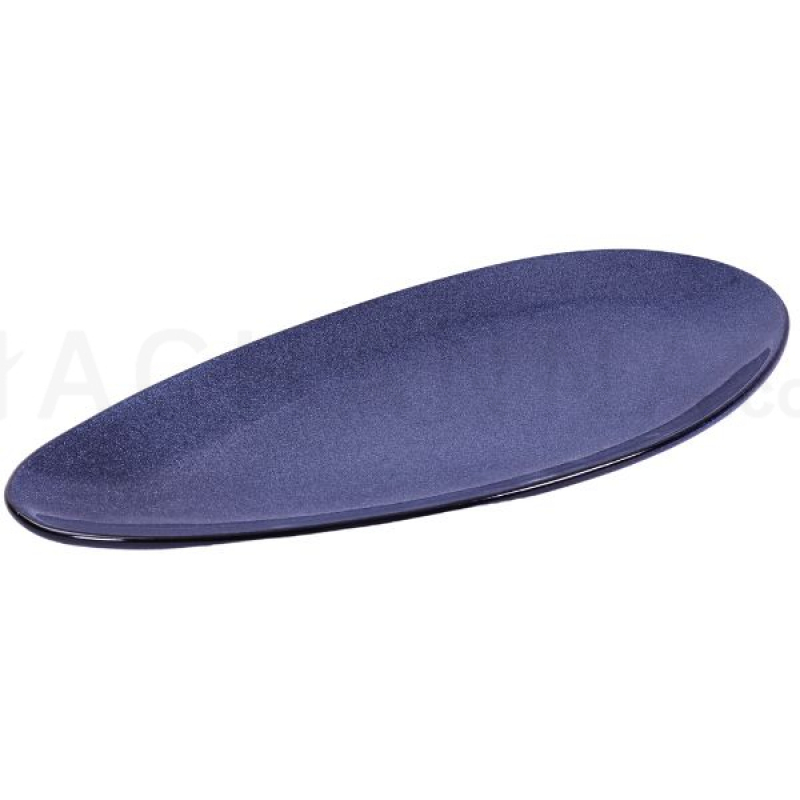 Oval Plate 16" (Deep Blue)