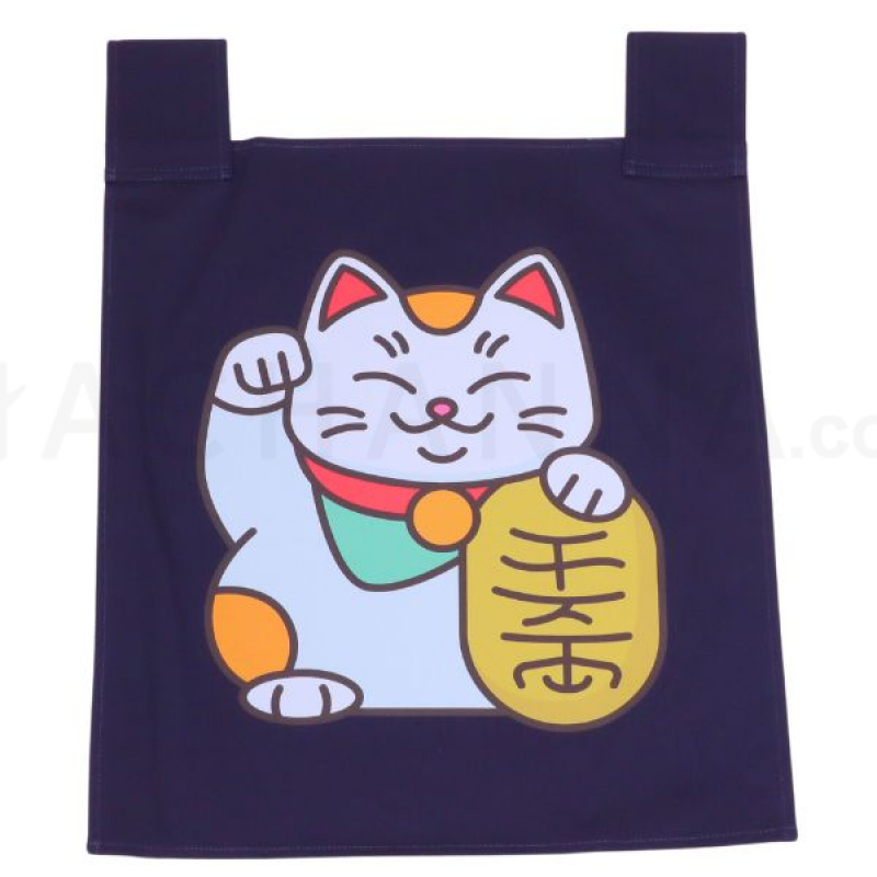 Navy Blue Noren 35x40 cm (Manekineko)