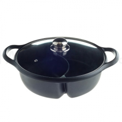 2 Compartment Shabu Pot 28 cm