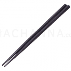 六角箸 22.5 cm（黒）