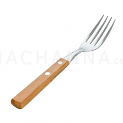Wooden Handle Steak Fork