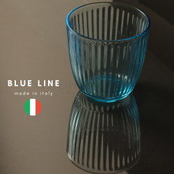 แก้วน้ำ Blue Line made in Italy