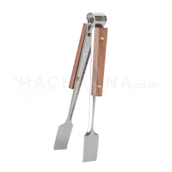 Tongs with Wooden Handle 11 cm