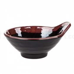 Sauce Bowl 4.75” (Black-Brown)