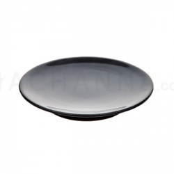 Black Round Sushi Plate 6.25" (Zen Black)