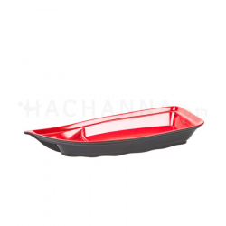 Melamine Boat 13" (Black-Red)