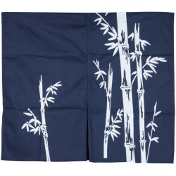 Bamboo Blue Curtain 850 x 750 mm.