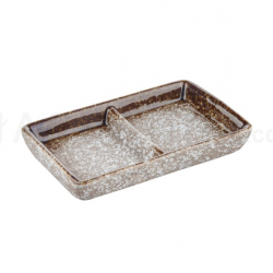 2 Compartment Sauce Dish (Snow-Desert)