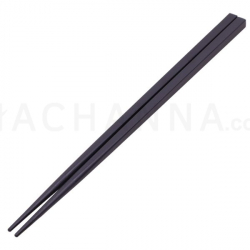 四角箸 25 cm（黒）