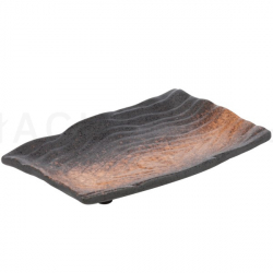 Ragtangle Log Plate 6.75" (Volcano)