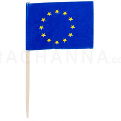 ไม้จิ้มฟันธงสหภาพยุโรป (100 ชิ้น)