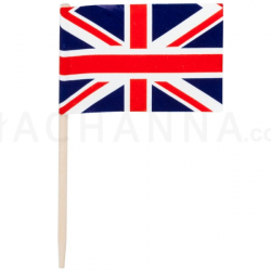 ไม้จิ้มฟันธงชาติอังกฤษ (100 ชิ้น)