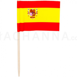 ไม้จิ้มฟันธงชาติสเปน (100 ชิ้น)