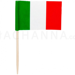 Italy Flag Toothpicks (100 Pcs)
