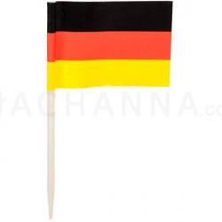 ไม้จิ้มฟันธงชาติเยอรมัน (100 ชิ้น)
