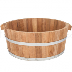 Teak wood tub 36 cm