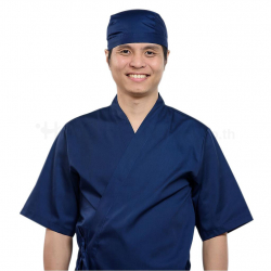 เสื้อ Pro Chef ญี่ปุ่นสีน้ำเงิน XL