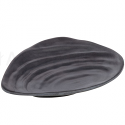Shell Shaped Plate 16 cm (Zen Black)