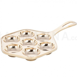 Brass Pan 7 holes 17 cm