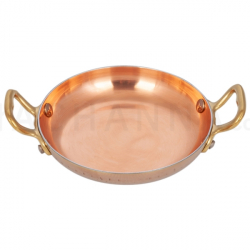 Copper Pan With Double Handle 12 cm