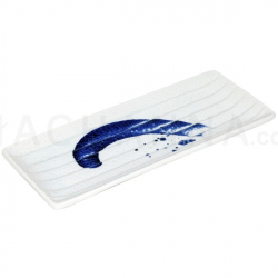 Maki Sushi Plate 11.75" (Blue Stroke)