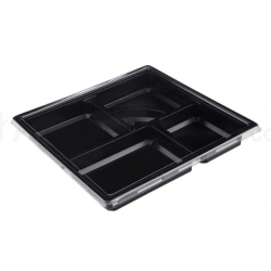 5 Compartment Disposable Bento Box (100 Sets)