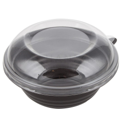 Disposable Round Mini Donburi Bowl Set PP+PET 