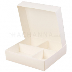 ชุดกล่องเบนโตะกระดาษ 23x22.5x5.5 ซม. (100 ชุด)