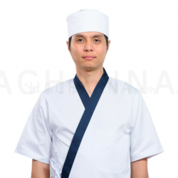 Japanese Chef Hat (White) M