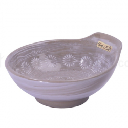 Ginpo Hanamishima Sauce Bowl 12 cm
