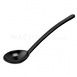 Black ladle 21.2x5.8 cm